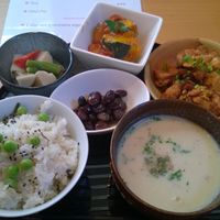 Lunch set for 850 JPY at Otera House in Kyoto