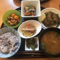 Lunch set  at Otera House in Kyoto