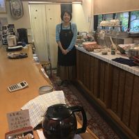 Lovely owner chef at Otera House in Kyoto