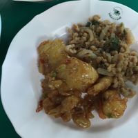 vegan at Lumpini Park Morning Market Stall in Bangkok