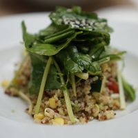 Quinoa salad at KM20 in Moscow