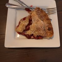 Vegan cherry pie  at Northern Grill & Pizza in Sister Bay