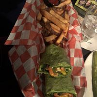 Grilled veggie wrap with French fries  at Pickwick & Frolic in Cleveland