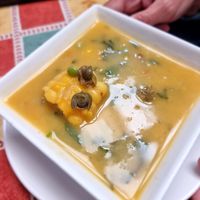 Menu del diá sopa at Restaurante Integro in Bogota