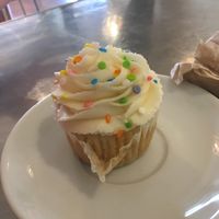 Vanilla cupcake  at Cosmic Treats in Toronto