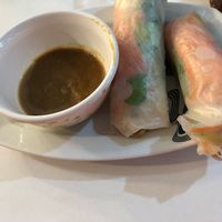 Vegan tofu summer rolls at Hanoi Naturally in Dubai