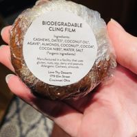 Vegan “Cheesecake"  at Aladdin's Eatery in Mentor