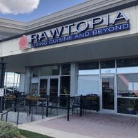 Exterior in strip mall  at Rawtopia Living Cuisine and Beyond in Millcreek