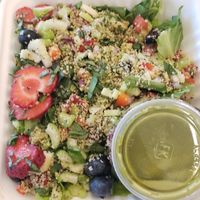 Salad togo at Rawtopia Living Cuisine and Beyond in Millcreek