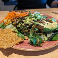 Curry and rice at Rawtopia Living Cuisine and Beyond in Millcreek