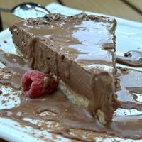 Chocolate Caramel Pie  at Rawtopia Living Cuisine and Beyond in Millcreek
