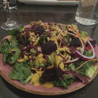 Mustard beet salad   at Rawtopia Living Cuisine and Beyond in Millcreek