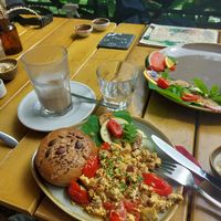 scrambled tofu at Die Pause in Marburg