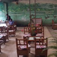 Inside at Loving Hut in Addis Ababa