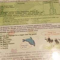 Notes at Loving Hut in Addis Ababa