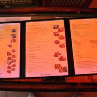 Menu for Loving Hut as of March 2016.  I added a bit of brightness and contrast so hopefully you can see the menu a bit more easily than the last photo. at Loving Hut in Addis Ababa