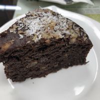 Brownie  at Loving Hut in Addis Ababa