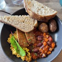 Vegan full English   at Urban Bistro in Bratislava