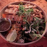 Burrito bow with extra tofu at Urban Bistro in Bratislava