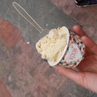 Peanut butter ice cream at Koun in Bratislava