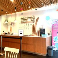 Ice cream serving counter.  at Koun in Bratislava