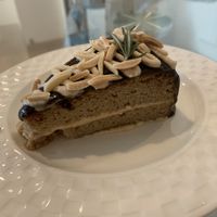 Vegan coffee cake at Theera in Bangkok