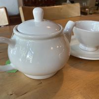 Green tea, 80 baht (plus 7% tax)  at Theera in Bangkok