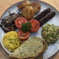 Vegan full English   at Theera in Bangkok