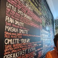 Massive menu options for vegetarians and vegans at The Little Potting Shed Cafe in Oban