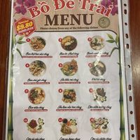 New All Day Menu - November 2020 at Bo De Trai in Footscray