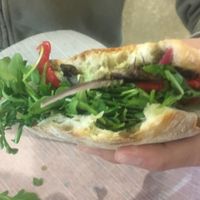 portobello pesto sandwich  at Alchemy - Southside in Columbus