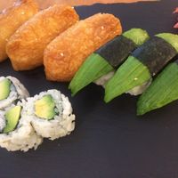 Vegan Sushi Plate at Matcha Komachi in Vienna