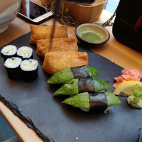 vegan sushi  at Matcha Komachi in Vienna