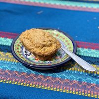 Carrot muffin at Suculenta in Tulum