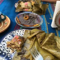 The tamales   at Suculenta in Tulum