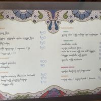 Menu  at Suculenta in Tulum