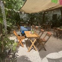 Outside area  at Suculenta in Tulum