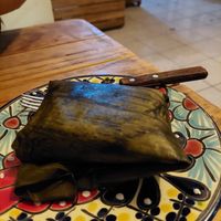 Closed tamales at Suculenta in Tulum
