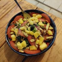 Salad at Suculenta in Tulum