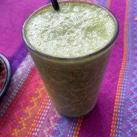 Green juice   at Suculenta in Tulum