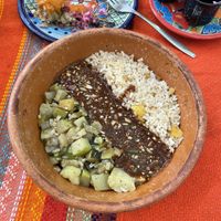 Mole  at Suculenta in Tulum