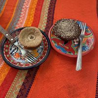 Brownie + Banana-Bread  at Suculenta in Tulum