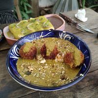 Meatballs and enchiladas at Suculenta in Tulum