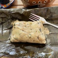 Tamale Rajas   at Suculenta in Tulum