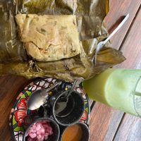 tamales at Suculenta in Tulum