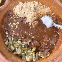 Mole  at Suculenta in Tulum