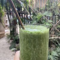 Green juice   at Suculenta in Tulum