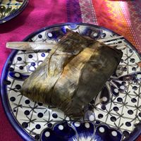 Tamale de frijoles   at Suculenta in Tulum