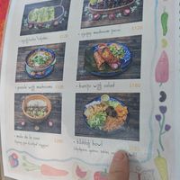 Menu at Suculenta in Tulum
