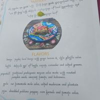 Menu at Suculenta in Tulum